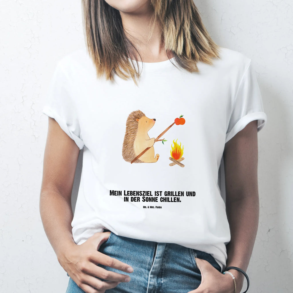 Personalised T-Shirt Hedgehog grilling T-Shirt mit Aufruck, T-Shirt Personalisiert, Bedrucken, Wunschtext, T-Shirt mit Namen, Lustige Sprüche, Gute Laune, Tiere, Tiermotive, Ziele, Sinn Des Lebens, Arbeitslos, Grillen, Spruch, Igel, Motivation