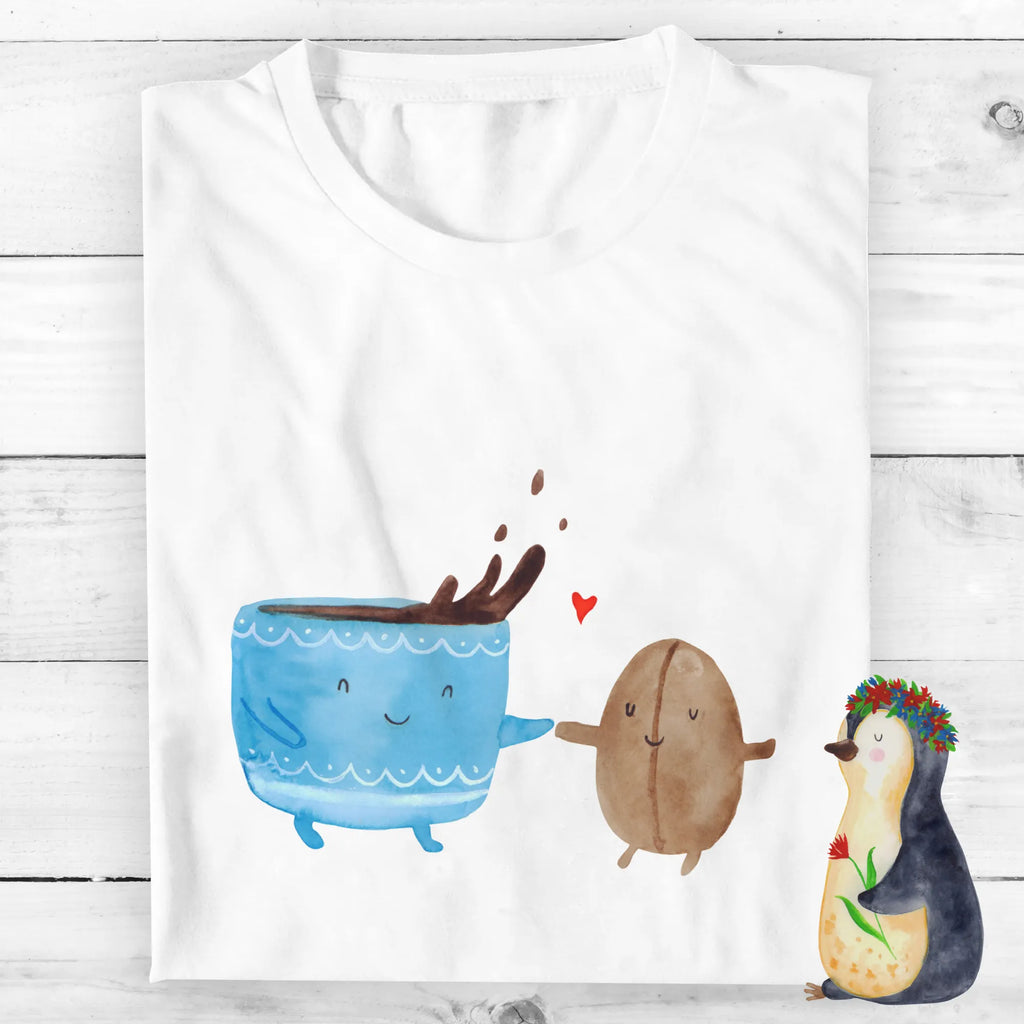 Personalised T-Shirt Coffee Bean Bedrucken, Wunschtext, T-Shirt mit Namen, T-Shirt mit Aufruck, T-Shirt Personalisiert, Lustige Sprüche, Gute Laune, Tiere, Tiermotive, Zufriedenheit, Kaffee, Kaffeebohne, Glück, Genuss