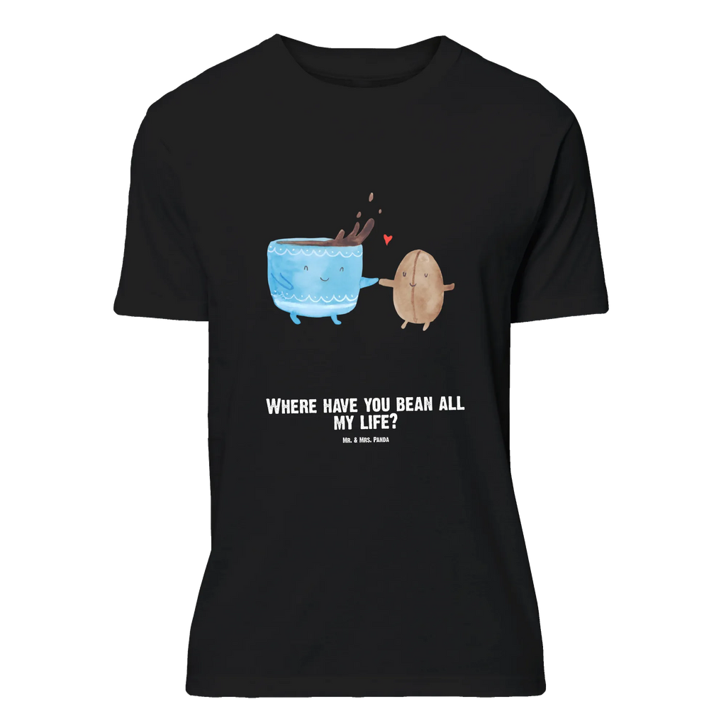 Personalised T-Shirt Coffee Bean Bedrucken, Wunschtext, T-Shirt mit Namen, T-Shirt mit Aufruck, T-Shirt Personalisiert, Lustige Sprüche, Gute Laune, Tiere, Tiermotive, Zufriedenheit, Kaffee, Kaffeebohne, Glück, Genuss