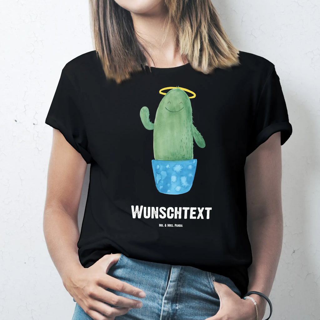 Personalisiertes T-Shirt Kaktus Heilig Bedrucken, Wunschtext, T-Shirt Personalisiert, T-Shirt mit Aufruck, T-Shirt mit Namen, Kaktus, Kakteen, Heiligenschein, Frech, Schwestern, Familie, Bruder, Lustig, Freundin, Kind, Schwester, Eltern