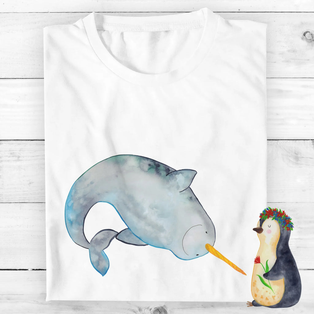Rozmiar L Personalizowana koszulka Narwal T-Shirt mit Namen, Wunschtext, Bedrucken, T-Shirt mit Aufruck, T-Shirt Personalisiert, Meer, Urlaub, Meerestiere, Kinderzimmer, Aufräumen, Narwal, Junggesellin, Wal, Hausfrau, Putzen