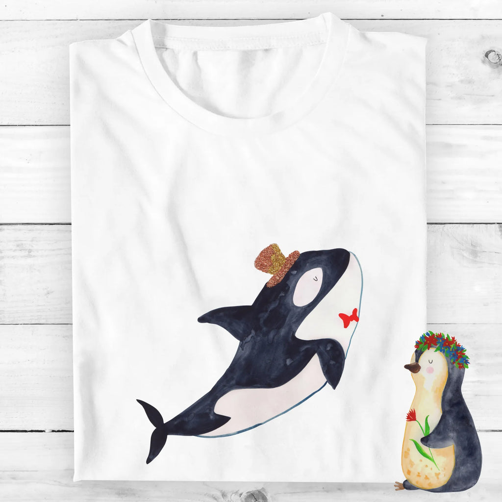 Personalised T-Shirt orca cylinder T-Shirt mit Aufruck, Wunschtext, Bedrucken, T-Shirt mit Namen, T-Shirt Personalisiert, Meer, Urlaub, Meerestiere, Konfetti, Orca, Glitzer, Geburtstag, Fest, Glitter, Glückwunsch, Fete, Narwal, Feier