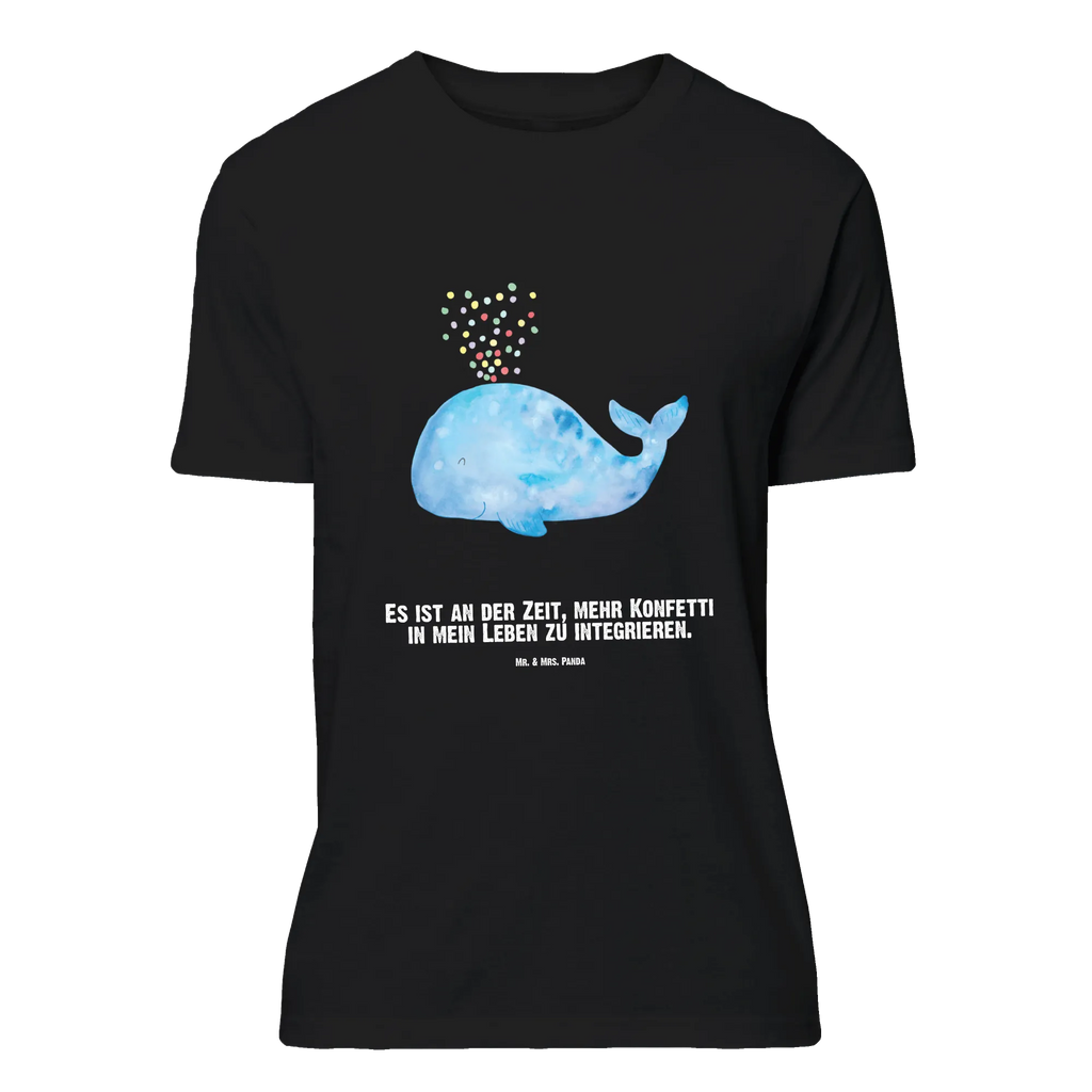Personalised T-Shirt whale confetti T-Shirt mit Namen, Bedrucken, T-Shirt mit Aufruck, Wunschtext, T-Shirt Personalisiert, Meer, Urlaub, Meerestiere, Geburtstag, Trennung, Wale, Motivation, Diät, Abnehmen, Wal, Neustart, Neuanfang, Konfetti, Lebensabschnitt