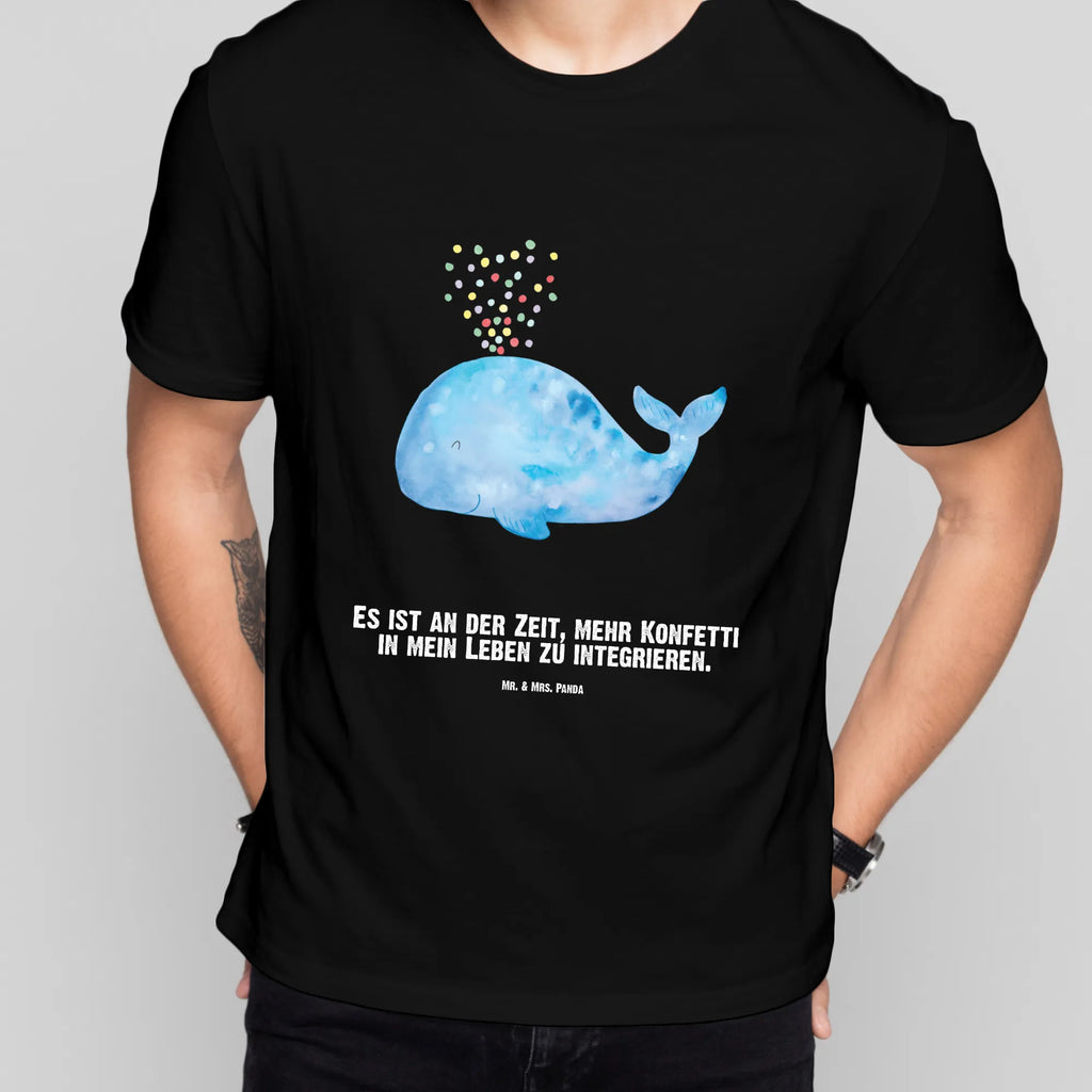 Personalised T-Shirt whale confetti T-Shirt mit Namen, Bedrucken, T-Shirt mit Aufruck, Wunschtext, T-Shirt Personalisiert, Meer, Urlaub, Meerestiere, Geburtstag, Trennung, Wale, Motivation, Diät, Abnehmen, Wal, Neustart, Neuanfang, Konfetti, Lebensabschnitt