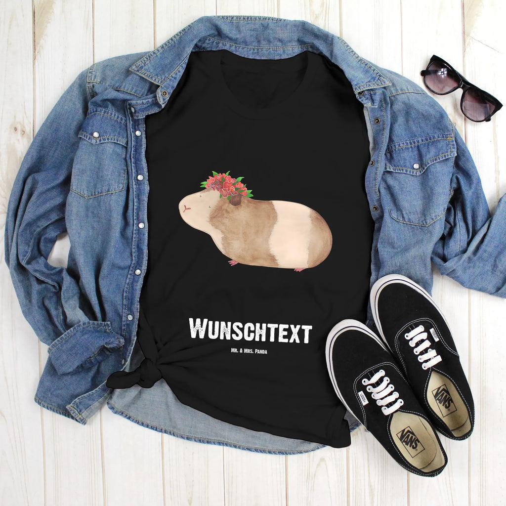 Rozmiar L Personalizowana koszulka świnka morska mądrość T-Shirt mit Aufruck, Bedrucken, Wunschtext, T-Shirt mit Namen, T-Shirt Personalisiert, Lustige Sprüche, Gute Laune, Tiere, Tiermotive, Meerie, Realität, Blumenkind, Meerschweinchen, Wunder, Spruch, Weisheit, Wunderland, Meeries, Motivation