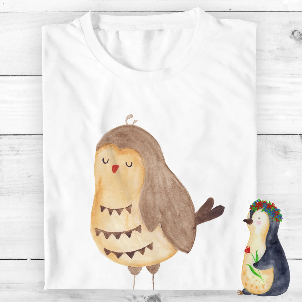 Rozmiar L Personalizowana koszulka sowa zadowolona Wunschtext, T-Shirt mit Aufruck, T-Shirt mit Namen, T-Shirt Personalisiert, Bedrucken, Eule, Romantisch, Geschenk Hochzeitstag, Wortspiel Lustig, Owl, Eule Spruch, Spruch schön, Eule Deko, Liebe Spruch
