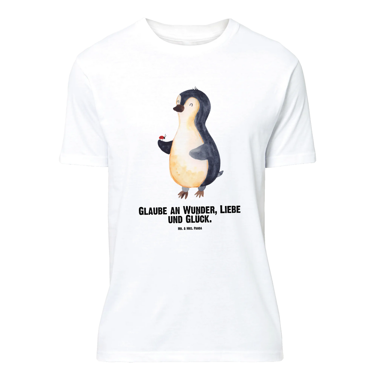 Personalised T-Shirt Penguin ladybug Penguins, North Pole, wonder, joy, ladybird, joy of life, penguins