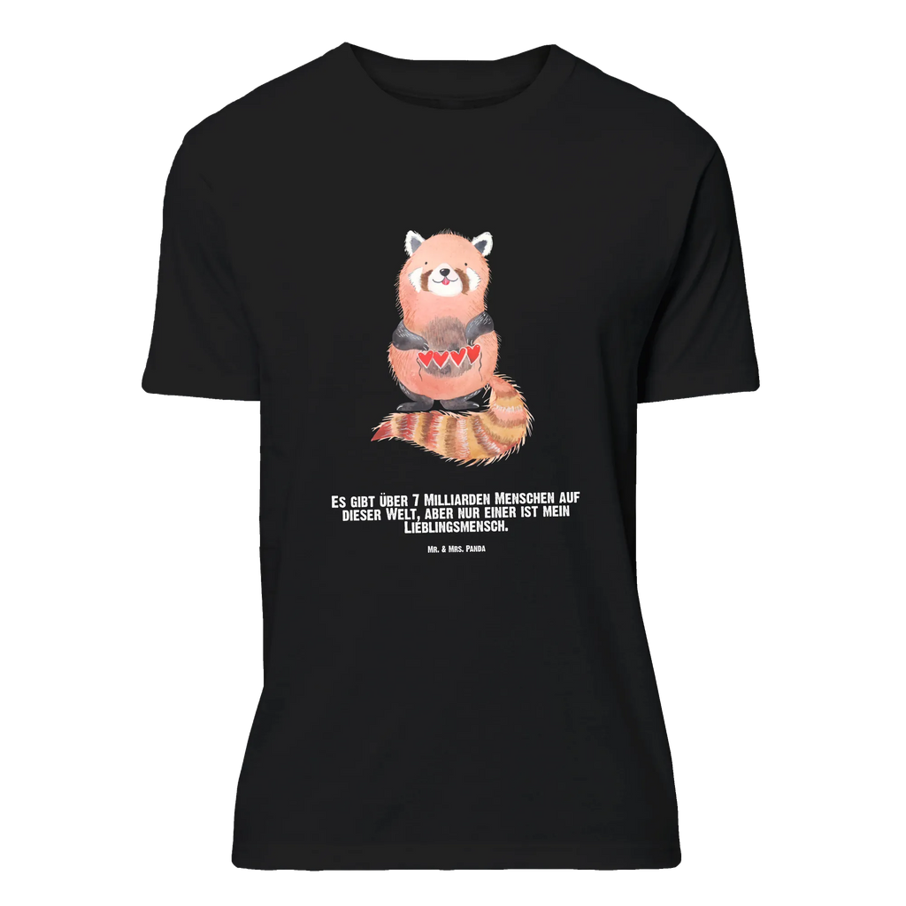 Personalised T-Shirt red panda T-Shirt mit Namen, Bedrucken, T-Shirt mit Aufruck, T-Shirt Personalisiert, Wunschtext, Lustige Sprüche, Gute Laune, Tiere, Tiermotive, Herz, Lieblingsmensch, Liebling, Rot, Liebe, Panda