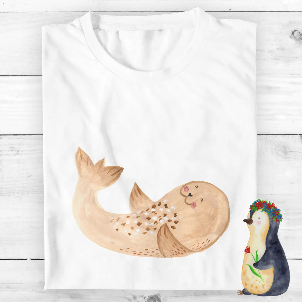 Personalised T-Shirt seal Lay Bedrucken, T-Shirt mit Namen, T-Shirt Personalisiert, Wunschtext, T-Shirt mit Aufruck, Lustige Sprüche, Gute Laune, Tiere, Tiermotive, Nordsee, Meerestier, Freude, Seehund, Lachen, Robben, Strand, Robbe, Ostsee