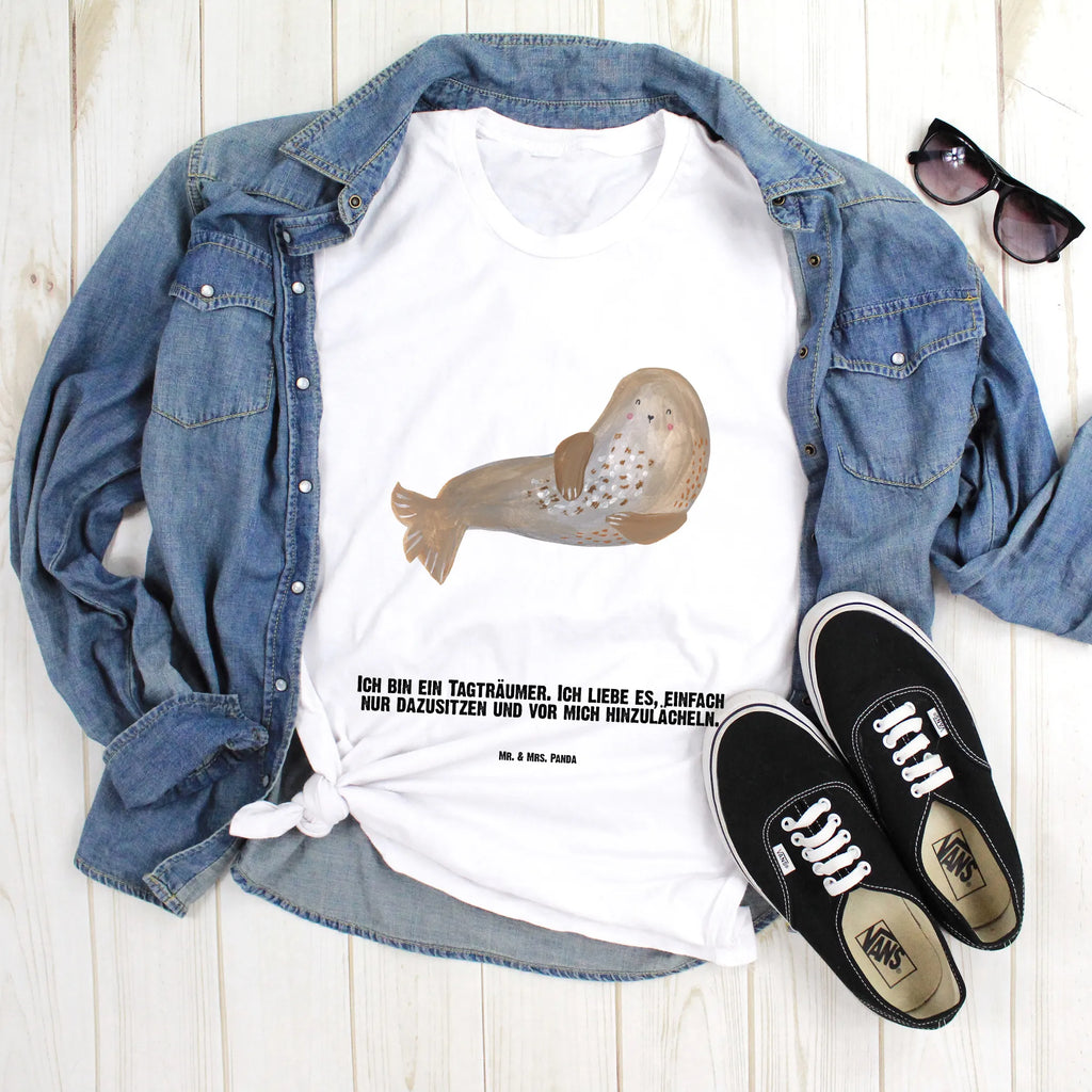 Personalised T-Shirt seal Laugh T-Shirt mit Namen, Bedrucken, Wunschtext, T-Shirt Personalisiert, T-Shirt mit Aufruck, Lustige Sprüche, Gute Laune, Tiere, Tiermotive, Strand, Meerestier, Robben, Ostsee, Robbe, Seehund, Nordsee