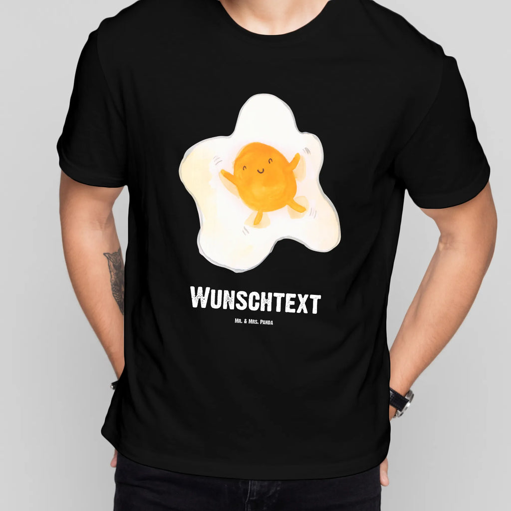 Personalised T-Shirt Fried egg egg Bedrucken, T-Shirt Personalisiert, T-Shirt mit Aufruck, Wunschtext, T-Shirt mit Namen, Lustige Sprüche, Gute Laune, Tiere, Tiermotive, Liebe, Glücklich, Spiegelei, Tag, Ei, Schön