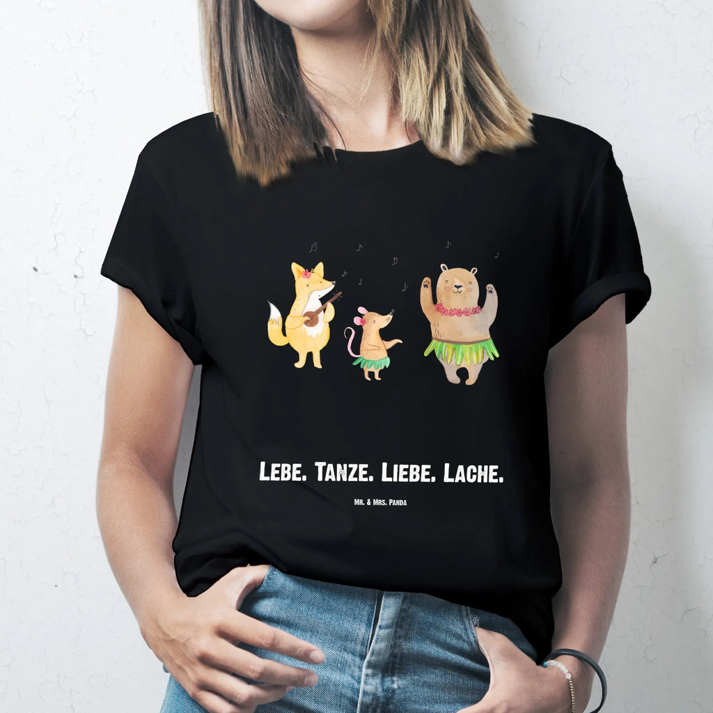 Personalised T-Shirt forest animals Aloha T-Shirt mit Namen, Bedrucken, Wunschtext, T-Shirt Personalisiert, T-Shirt mit Aufruck, Tiermotive, Tiere, Gute Laune, Lustige Sprüche, Waldtiere, Lachen, Hase, Tanzen, Wald, Aloha, Bär, Musik, Igel, Leben