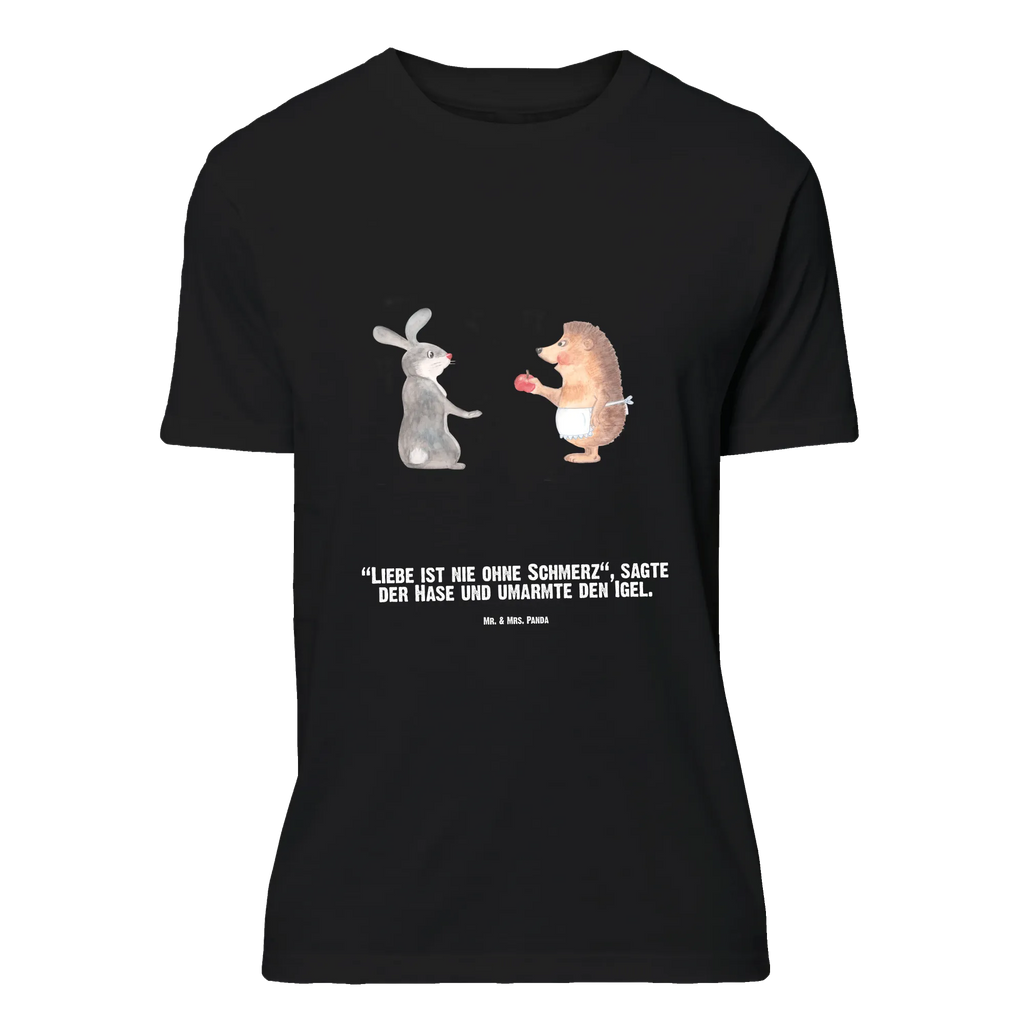 Rozmiar L Personalizowana koszulka królik jeż Bedrucken, T-Shirt Personalisiert, T-Shirt mit Namen, T-Shirt mit Aufruck, Wunschtext, Tiere, Gute Laune, Tiermotive, Lustige Sprüche, Spruch Romantisch, Herzschmerz, Igel, Trösten, Liebe Spruch, Hase, Igel und Hase, Trennungsschmerz, Liebeskummer Geschenk