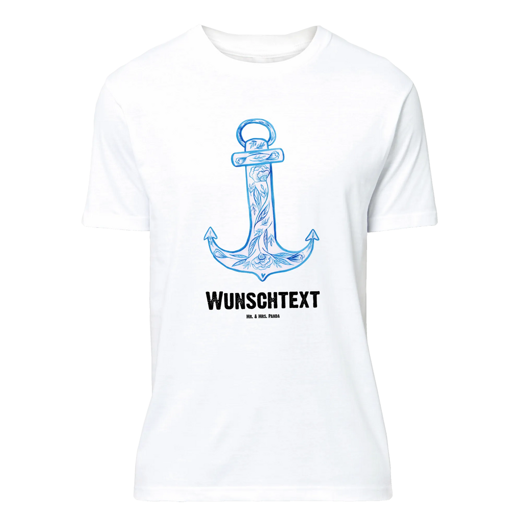 Personalised T-Shirt anchor Blue Frauen, Wunschtext, T-Shirt Personalisiert, T-Shirt mit Aufruck, T-Shirt mit Namen, Männer, Bedrucken, Tiermotive, Gute Laune, lustige Sprüche, Tiere