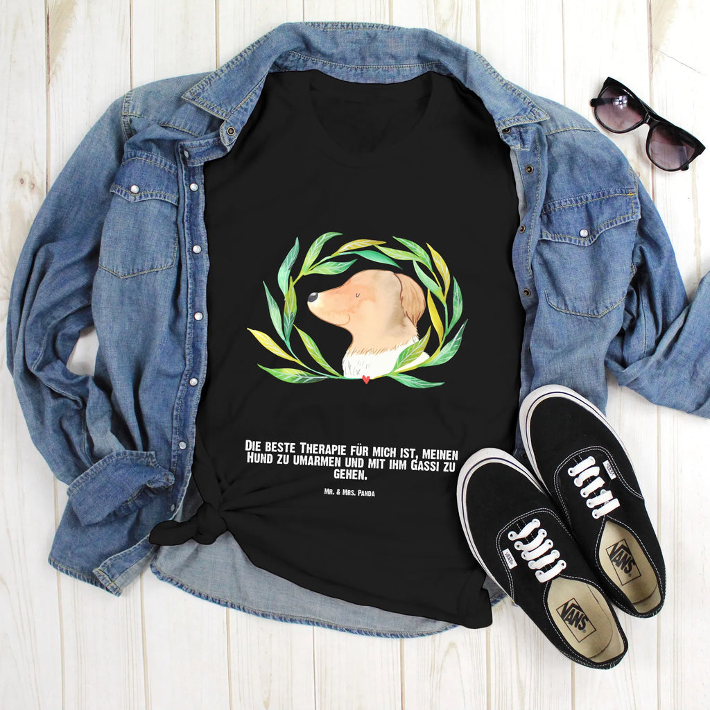 Rozmiar L Personalizowana koszulka pies kwiaty T-Shirt Personalisiert, Wunschtext, T-Shirt mit Namen, T-Shirt mit Aufruck, Bedrucken, Hundemotiv, Hund, Haustier, Tierliebhaber, Sprüche, Hunderasse, Hundebesitzer, Hundeglück, Therapie, Hundeliebe, Hunde, Selbsttherapie, Ranke