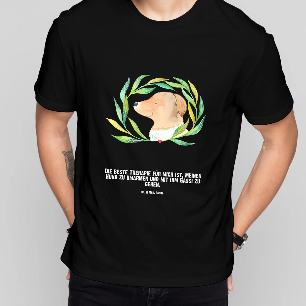 Rozmiar L Personalizowana koszulka pies kwiaty T-Shirt Personalisiert, Wunschtext, T-Shirt mit Namen, T-Shirt mit Aufruck, Bedrucken, Hundemotiv, Hund, Haustier, Tierliebhaber, Sprüche, Hunderasse, Hundebesitzer, Hundeglück, Therapie, Hundeliebe, Hunde, Selbsttherapie, Ranke