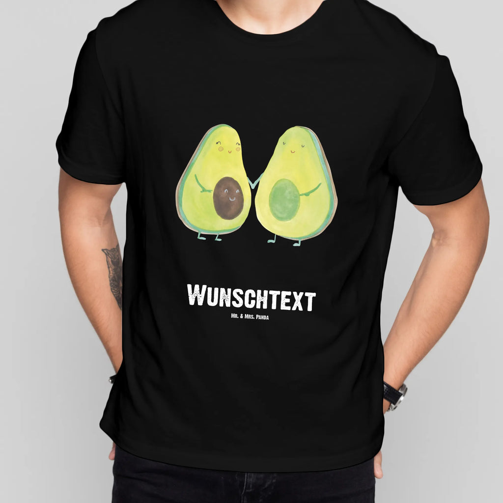 Personalisiertes T-Shirt Avocado Pärchen Wunschtext, Bedrucken, T-Shirt mit Namen, T-Shirt Personalisiert, T-Shirt mit Aufruck, Veggie, Vegan, Avocado, Gesund, Liebe, Avocuddle, Hochzeit, Avocados, Babyparty, Kinder, Familie, Geburt, Babyshower, Schwangerschaft