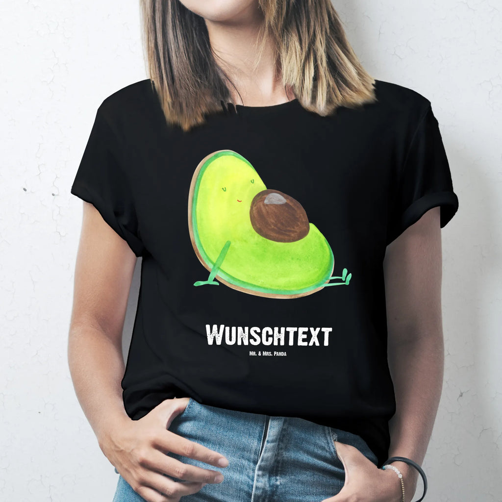 Personalisiertes T-Shirt Avocado schwanger T-Shirt Personalisiert, Bedrucken, T-Shirt mit Aufruck, T-Shirt mit Namen, Wunschtext, Veggie, Vegan, Avocado, Gesund, Babyparty, Babyshower, Schwangerschaft, Schwanger
