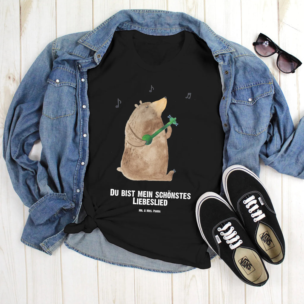 Personalisiertes T-Shirt Bär Lied Wunschtext, Bedrucken, T-Shirt mit Aufruck, T-Shirt mit Namen, T-Shirt Personalisiert, Teddybär, Bär, Teddy, Spruch, Liebe, Song, Bärchen, Liebeslied, Valentine, Lied, Frau, Partner, Valentinstag, Geschenk, Herz, Freundin, Bear