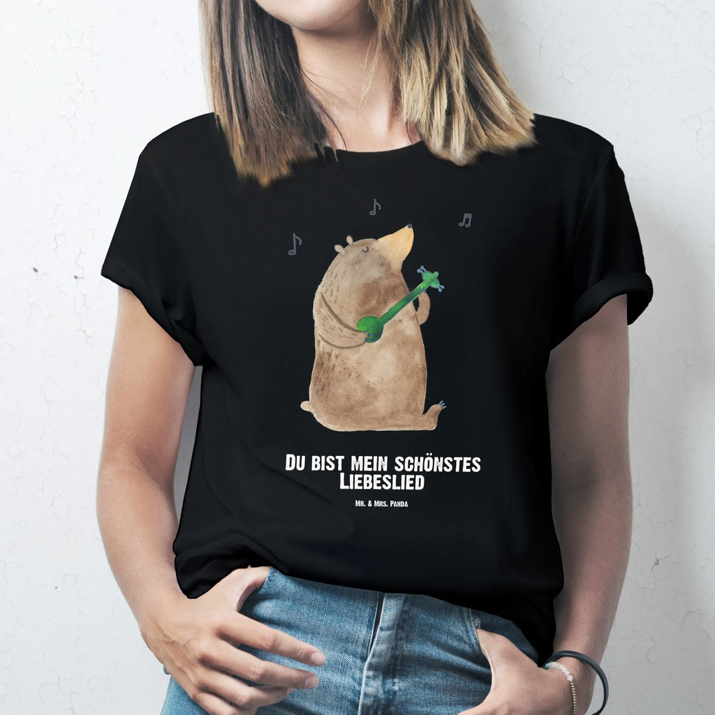 Personalisiertes T-Shirt Bär Lied Wunschtext, Bedrucken, T-Shirt mit Aufruck, T-Shirt mit Namen, T-Shirt Personalisiert, Teddybär, Bär, Teddy, Spruch, Liebe, Song, Bärchen, Liebeslied, Valentine, Lied, Frau, Partner, Valentinstag, Geschenk, Herz, Freundin, Bear