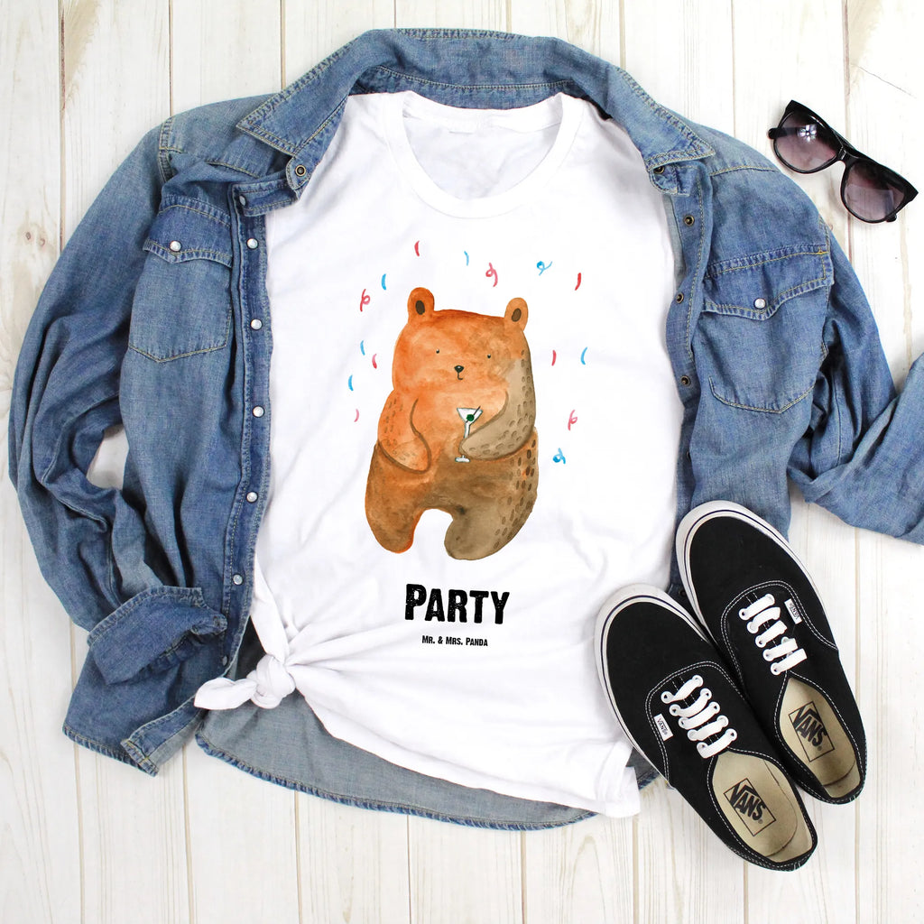 Personalisiertes T-Shirt Bär Party Bedrucken, T-Shirt Personalisiert, Wunschtext, T-Shirt mit Aufruck, T-Shirt mit Namen, Teddybär, Bär, Teddy, Lustig, Geschenk, Geburtstag, Geburtstagsgeschenk, Abfeiern, Mitbringsel, Feiern, Party, Gute Laune