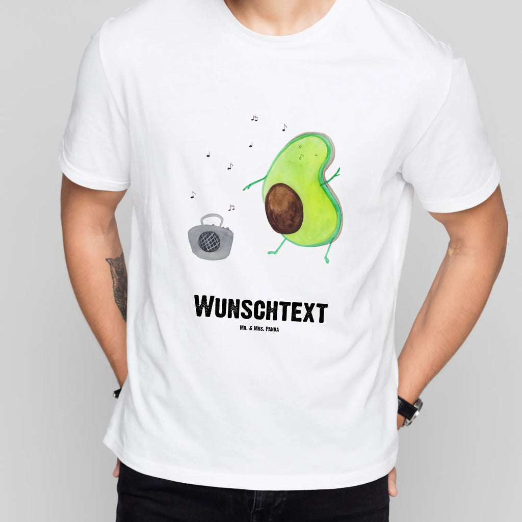 Personalisiertes T-Shirt Avocado tanzt T-Shirt mit Aufruck, Wunschtext, Bedrucken, T-Shirt mit Namen, T-Shirt Personalisiert, Avocado, Veggie, Vegan, Gesund