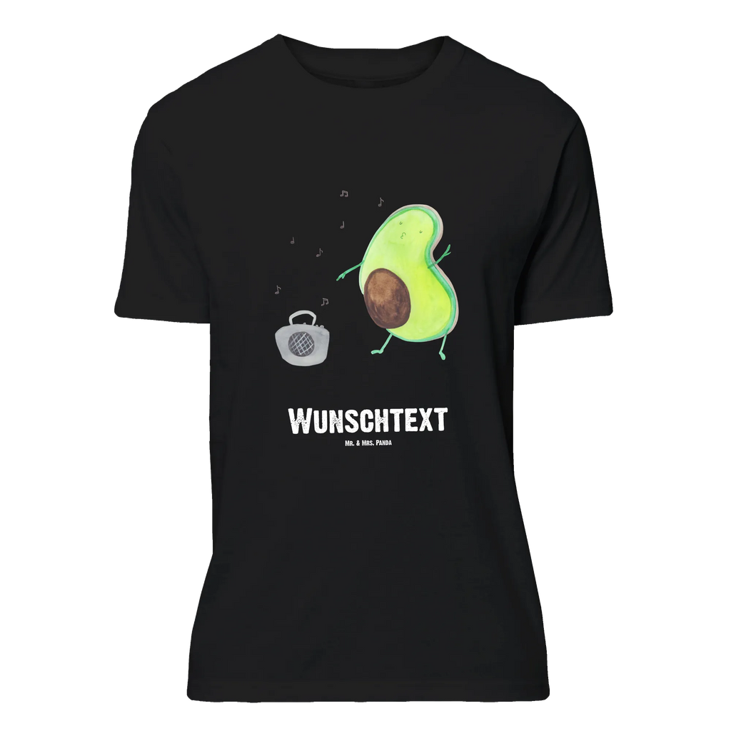 Personalisiertes T-Shirt Avocado tanzt T-Shirt mit Aufruck, Wunschtext, Bedrucken, T-Shirt mit Namen, T-Shirt Personalisiert, Avocado, Veggie, Vegan, Gesund