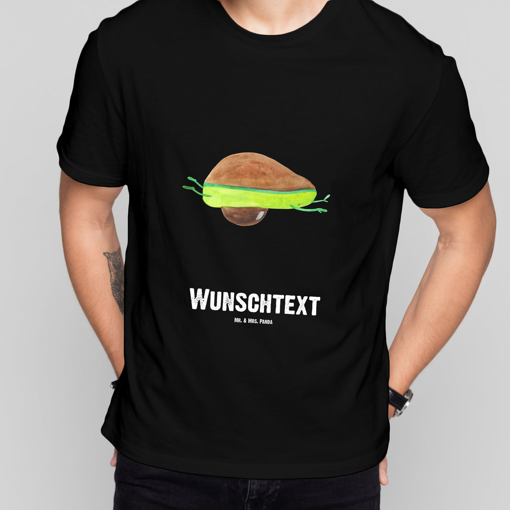 Personalised T-Shirt avocado yoga T-Shirt mit Namen, Bedrucken, T-Shirt Personalisiert, Wunschtext, T-Shirt mit Aufruck, Veggie, Vegan, Avocado, Gesund, Avocado Yoga Vegan