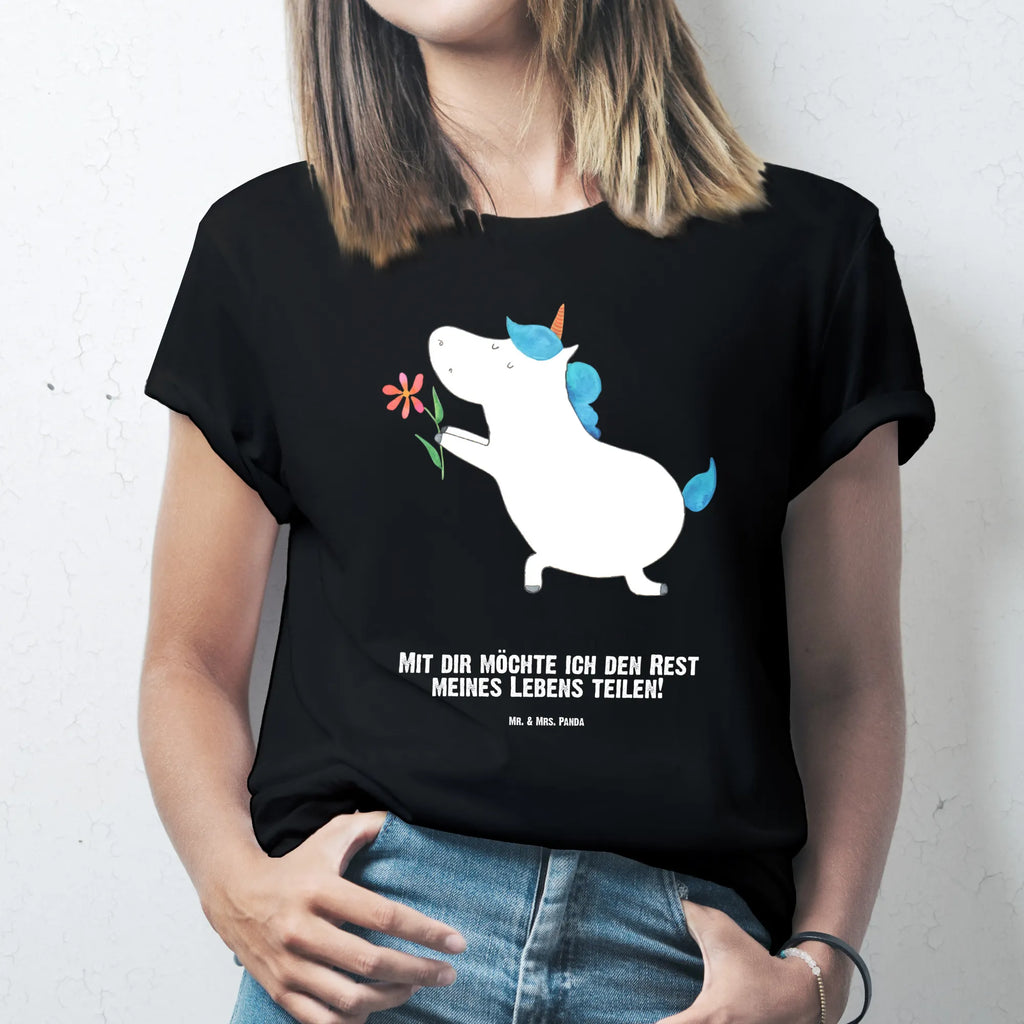 Rozmiar L Personalizowana koszulka jednorożec kwiat T-Shirt mit Namen, T-Shirt Personalisiert, T-Shirt mit Aufruck, Wunschtext, Bedrucken, Einhorn Deko, Unicorn, Einhorn, Einhörner, Freundin, Pärchen, Freund, Liebe, Antrag, Ehepaar, Partner, Heiraten, Ehe, Verlobung, Heiratsantrag, Liebesbeweis