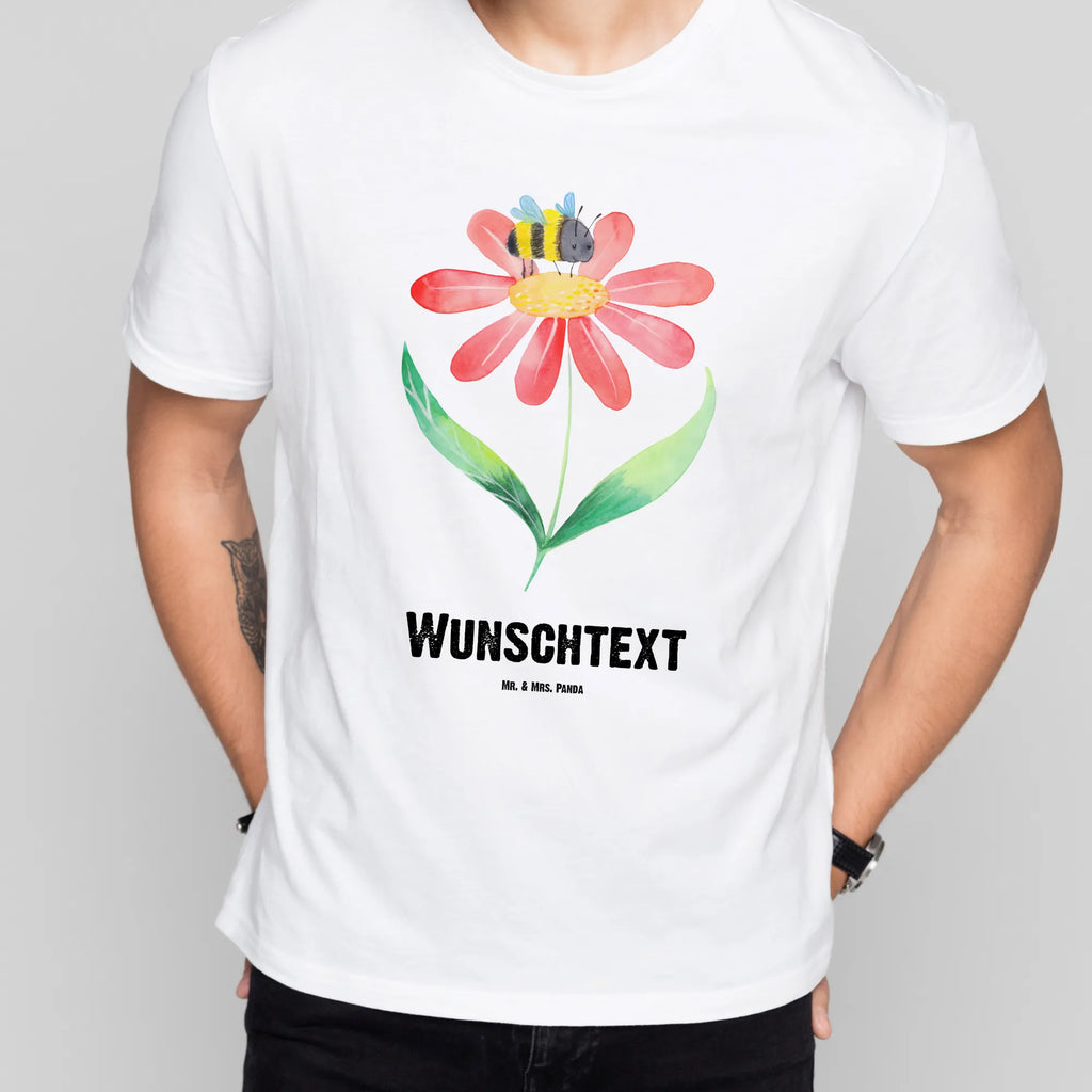Rozmiar L Personalizowana koszulka trzmiel kwiat Männer, T-Shirt mit Aufruck, Bedrucken, Frauen, Wunschtext, T-Shirt mit Namen, T-Shirt Personalisiert, lustige Sprüche, Gute Laune, Tiere, Tiermotive, Blume, Hummel, Flauschig, Biene, Hummeln, Natur, Feld, Wespe