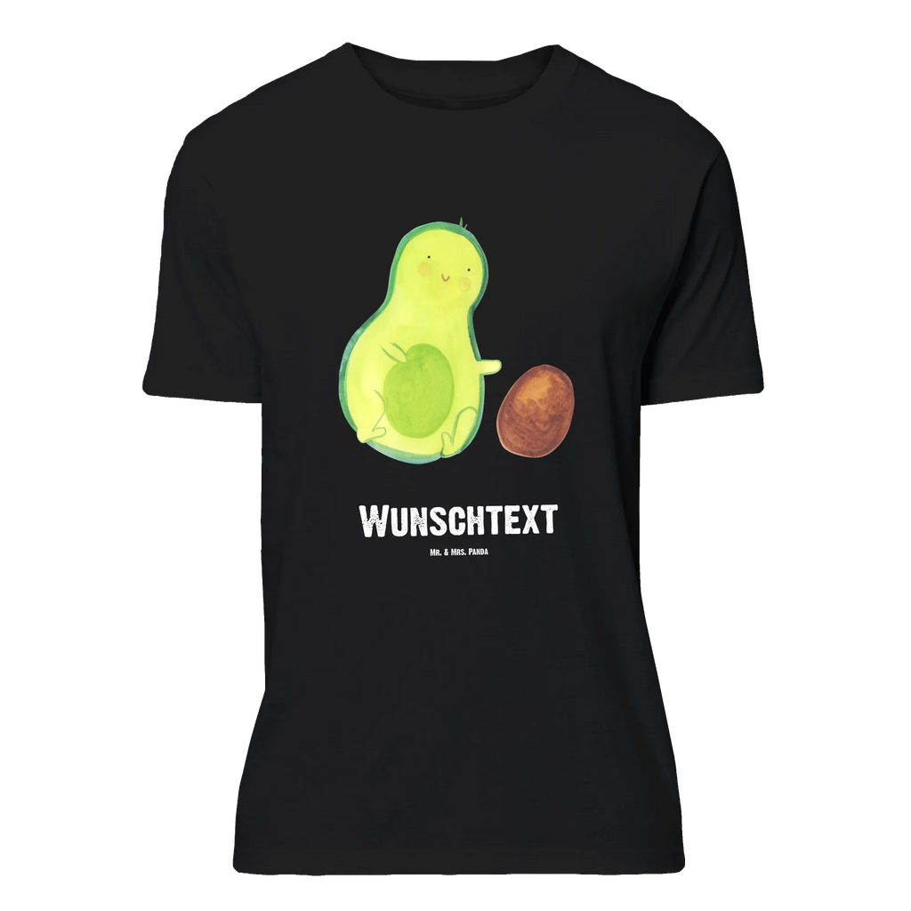 Personalisiertes T-Shirt Avocado rollt Kern T-Shirt mit Namen, T-Shirt mit Aufruck, T-Shirt Personalisiert, Bedrucken, Wunschtext, Avocado, Veggie, Vegan, Gesund, Love, Baby, Säugling, Schwangerschaft, Große Liebe, Zur Geburt, Avocados, Babyparty, Kind, Geburtstag, Liebe, Geburt, Erstes Kind, Schwanger
