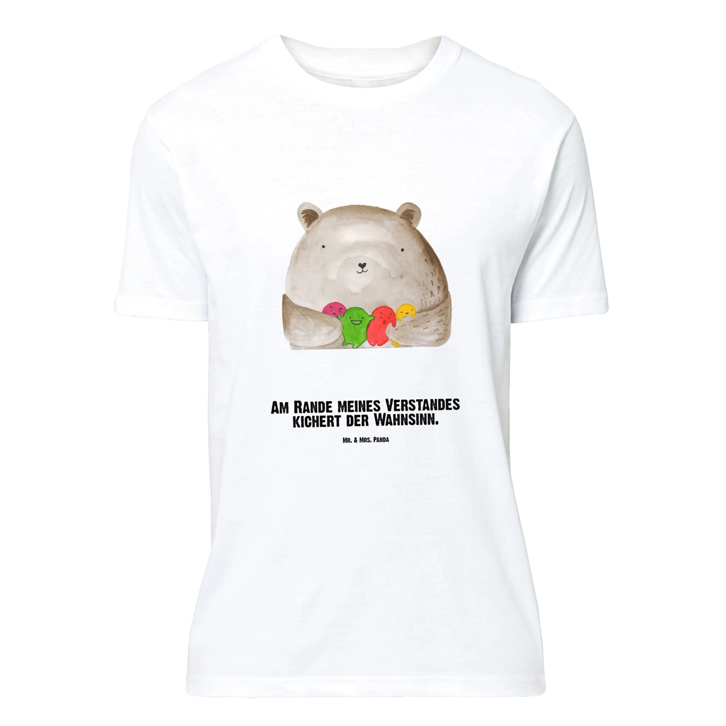 Rozmiar L Personalizowana koszulka niedźwiedź uczucie Wunschtext, T-Shirt mit Namen, T-Shirt mit Aufruck, T-Shirt Personalisiert, Bedrucken, Teddybär, Teddy, Bär, Durchgedreht, Verrückt, Wahnsinn