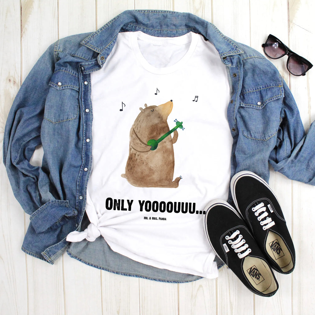 Rozmiar L Personalizowana koszulka niedźwiedź Gitara T-Shirt mit Namen, T-Shirt mit Aufruck, Bedrucken, Wunschtext, T-Shirt Personalisiert, Teddybär, Teddy, Bär