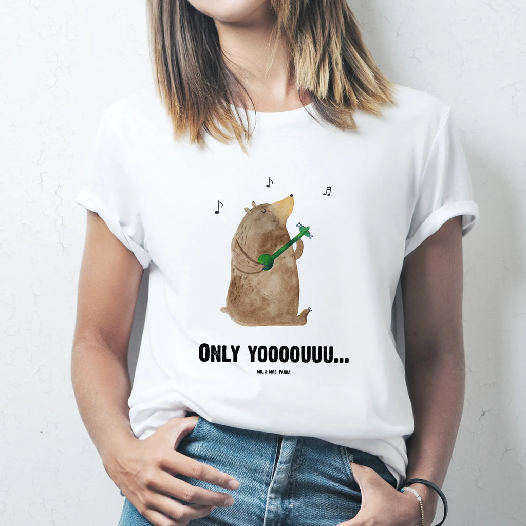 Rozmiar L Personalizowana koszulka niedźwiedź Gitara T-Shirt mit Namen, T-Shirt mit Aufruck, Bedrucken, Wunschtext, T-Shirt Personalisiert, Teddybär, Teddy, Bär
