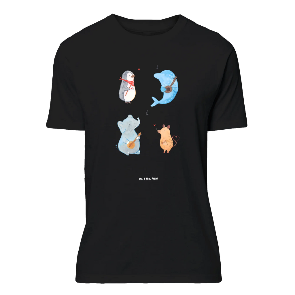 Personalisiertes T-Shirt Big Band Bedrucken, T-Shirt Personalisiert, T-Shirt mit Aufruck, T-Shirt mit Namen, Wunschtext, Lustige Sprüche, Gute Laune, Tiere, Tiermotive, Musikanten, Hund, Gitarre, Maus, Musik, Delfin, Elefant, Triangel, Pinguin, Band