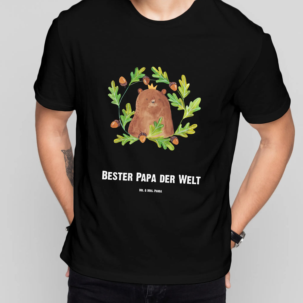 Rozmiar L Personalizowana koszulka Niedźwiedź król Wunschtext, T-Shirt Personalisiert, T-Shirt mit Aufruck, Bedrucken, T-Shirt mit Namen, Teddybär, Teddy, Bär, Papa, Dad, Bester Papa, Papi, Vater, Daddy, Weltbester Papa, Bester Vater, Papa Bär, Vatertag