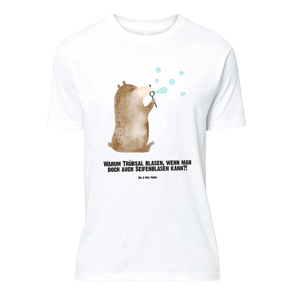 Personalisiertes T-Shirt Bär Seifenblasen T-Shirt mit Aufruck, Bedrucken, Wunschtext, Männer, Frauen, T-Shirt mit Namen, T-Shirt Personalisiert, Bär, Teddy, Teddybär, Seifenblasen Bär Lustig Sein Glücklich Traurig Happy