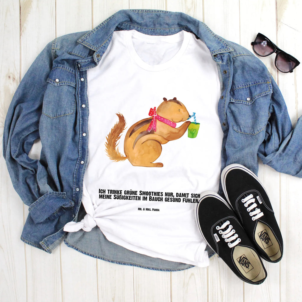 Personalisiertes T-Shirt Eichhörnchen Smoothie Wunschtext, T-Shirt mit Aufruck, T-Shirt Personalisiert, Bedrucken, T-Shirt mit Namen, Gute Laune, Lustige Sprüche, Tiere, Tiermotive, Green Smoothies, Streifenhörnchen, Abnehmen, Diät, Eichhörnchen