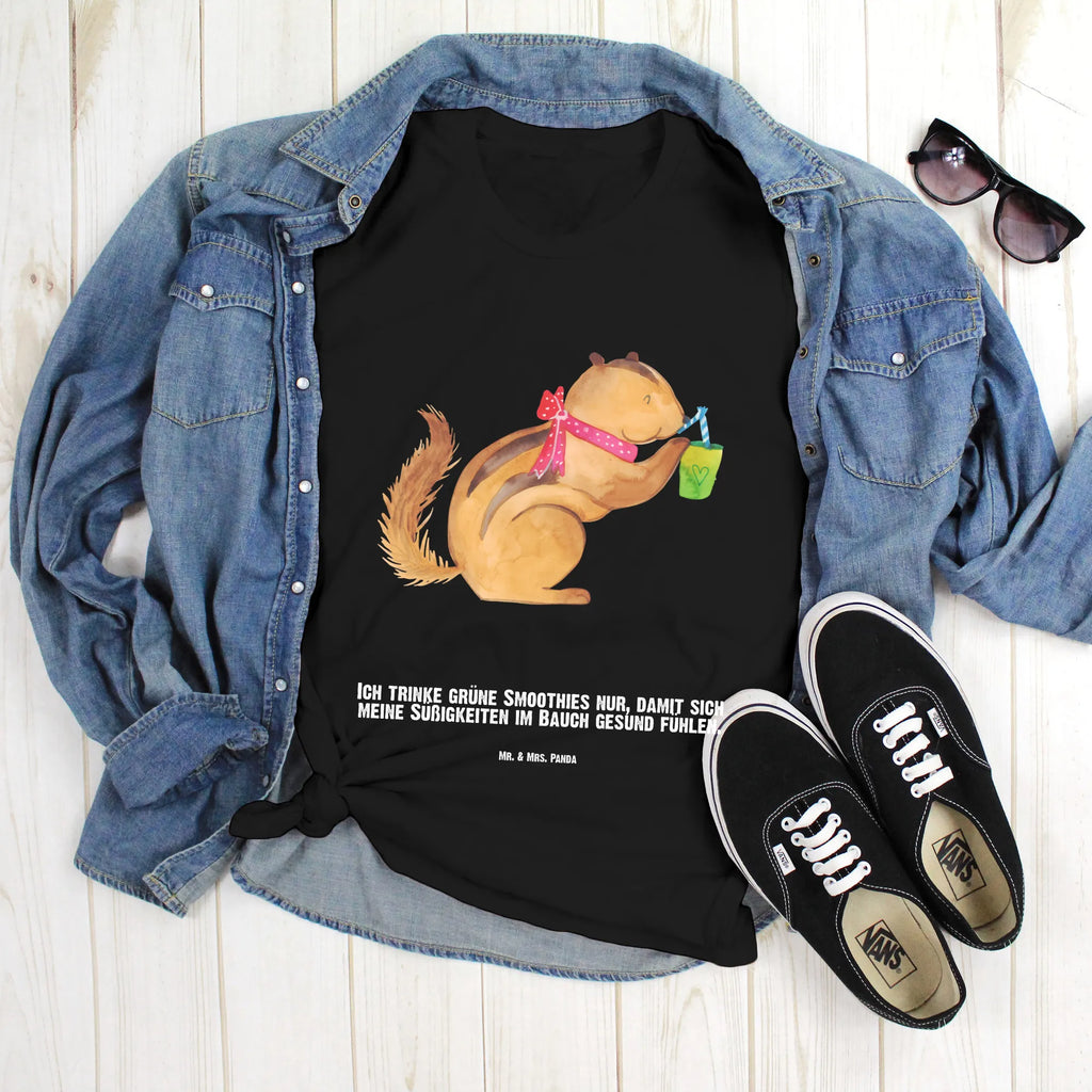 Personalisiertes T-Shirt Eichhörnchen Smoothie Wunschtext, T-Shirt mit Aufruck, T-Shirt Personalisiert, Bedrucken, T-Shirt mit Namen, Gute Laune, Lustige Sprüche, Tiere, Tiermotive, Green Smoothies, Streifenhörnchen, Abnehmen, Diät, Eichhörnchen