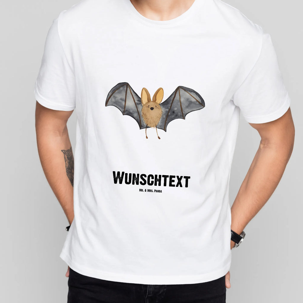 Rozmiar L Personalizowana koszulka nietoperz skrzydło Bedrucken, T-Shirt mit Aufruck, T-Shirt mit Namen, T-Shirt Personalisiert, Wunschtext, Lustige Sprüche, Gute Laune, Tiere, Tiermotive