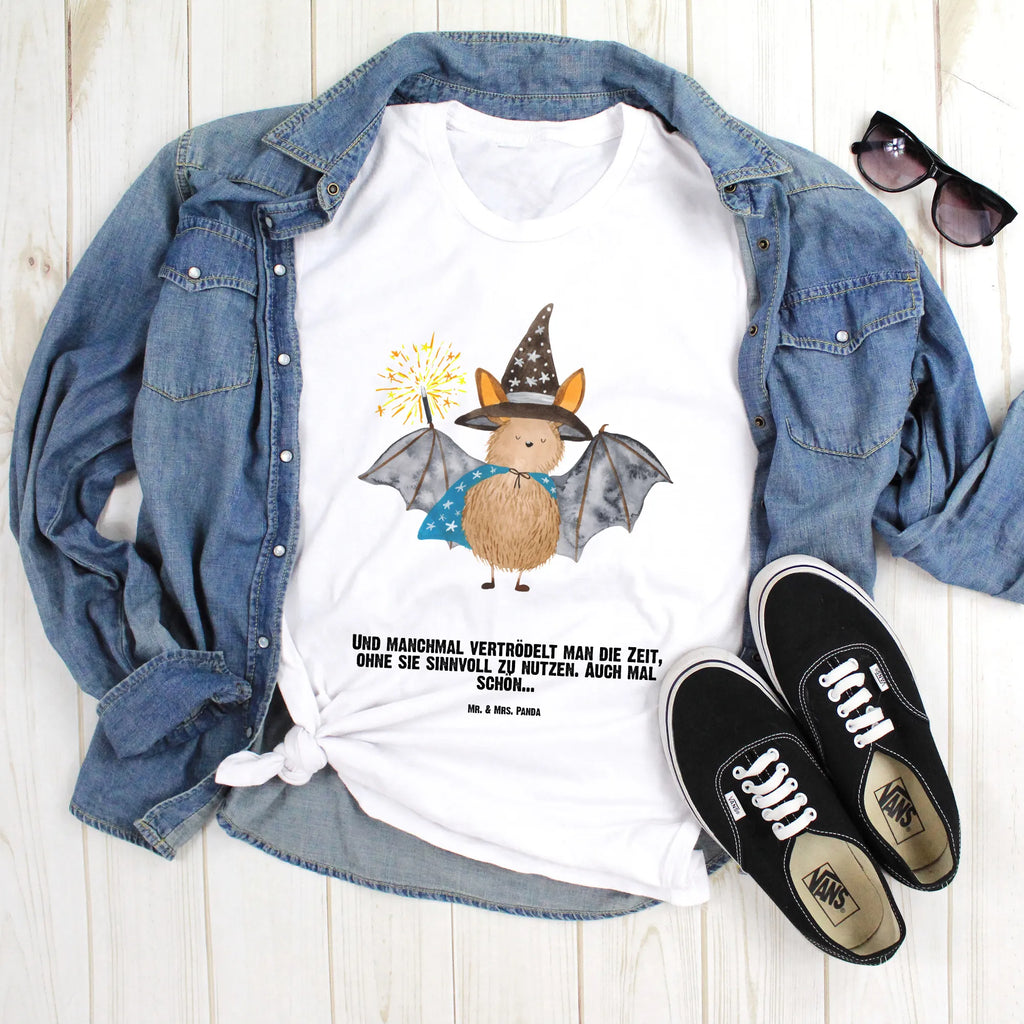 Rozmiar L Personalizowana koszulka Nietoperz czarodziej T-Shirt mit Aufruck, T-Shirt mit Namen, Männer, Bedrucken, Frauen, T-Shirt Personalisiert, Wunschtext, Tiermotive, Gute Laune, lustige Sprüche, Tiere, Zauberer, Fledermäuse, Magier, Fledermaus, reinsteigern