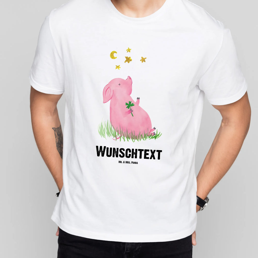 Rozmiar L Personalizowana koszulka świnia Szczęście Männer, Bedrucken, T-Shirt mit Aufruck, Frauen, Wunschtext, T-Shirt mit Namen, T-Shirt Personalisiert, lustige Sprüche, Gute Laune, Tiere, Tiermotive, Ziele, Träume, Schwein, Glücksbringer, Sterne, Sernchen, Motivation, Schweinchen, Glücksschwein. Glück