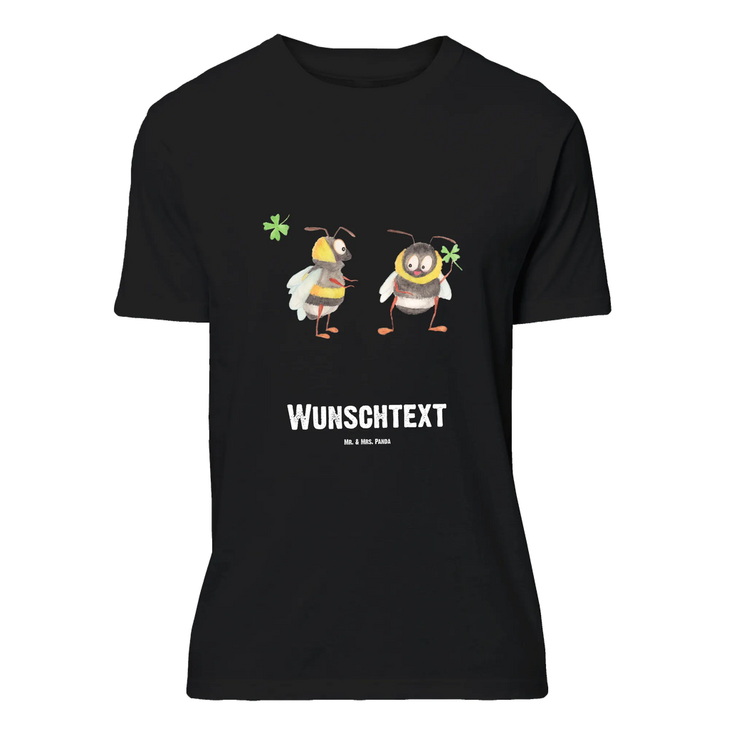 Rozmiar L Personalizowana koszulka Trzmiele koniczyna T-Shirt mit Namen, Wunschtext, Bedrucken, T-Shirt mit Aufruck, T-Shirt Personalisiert, Gute Laune, Lustige Sprüche, Tiere, Tiermotive, Spruch Fröhlich, Biene, glücklich sein, Spruch schön, glücklich Werden, Biene Deko, Hummel, Spruch Positiv