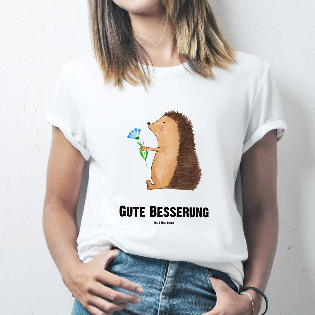 Rozmiar L Personalizowana koszulka jeż Kwiaty T-Shirt mit Namen, T-Shirt mit Aufruck, T-Shirt Personalisiert, Bedrucken, Wunschtext, Lustige Sprüche, Gute Laune, Tiere, Tiermotive, Gute Besserung, Besuch, Krankenhaus, krank, Krankheit, Genesungswünsche, Igel