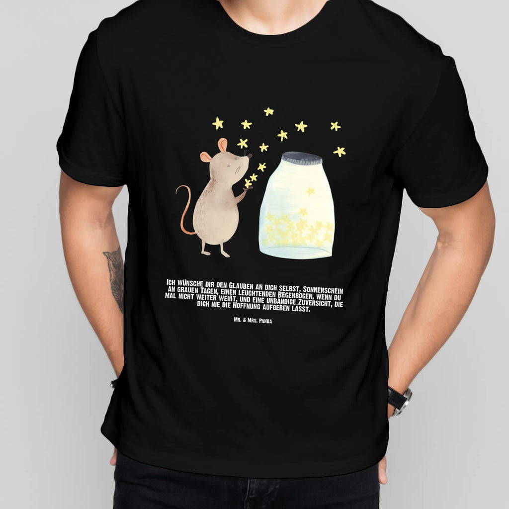 Rozmiar L Personalizowana koszulka mysz Gwiazdy T-Shirt mit Aufruck, T-Shirt mit Namen, Wunschtext, T-Shirt Personalisiert, Bedrucken, Lustige Sprüche, Gute Laune, Tiere, Tiermotive, Schwangerschaft, Maus, Geburtstag, Kind, Geburt, Sterne, Wunsch, Taufgeschenk, Kindergeburtstag, Erstes Kind, Taufe, Träume, Hoffnung