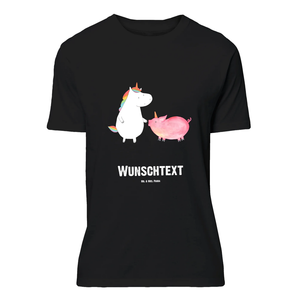 Personalisiertes T-Shirt Einhorn + Schweinhorn T-Shirt mit Namen, T-Shirt Personalisiert, Bedrucken, Wunschtext, T-Shirt mit Aufruck, Einhorn Deko, Unicorn, Einhorn, Einhörner, Schwein, Freundin, Schweinhorn, Freundschaft, Schweinchen