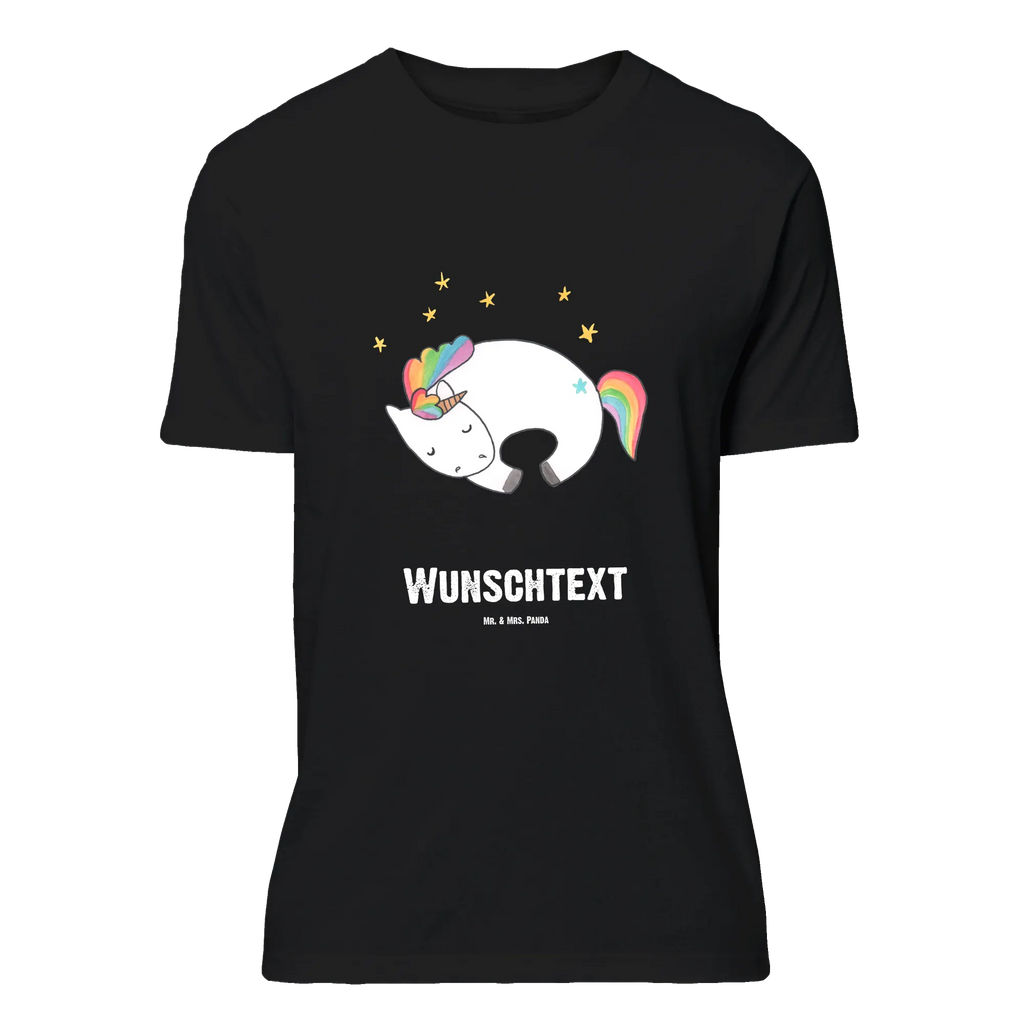 Personalisiertes T-Shirt Einhorn Nacht T-Shirt mit Aufruck, Wunschtext, T-Shirt mit Namen, T-Shirt Personalisiert, Bedrucken, Einhorn Deko, Unicorn, Einhorn, Einhörner, Träume, Realität, Traum, Geschenk, Freundin, Menschen, Ruhe