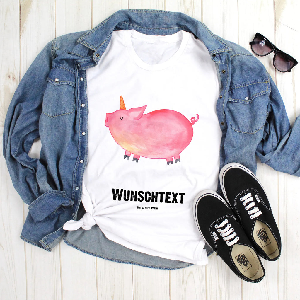 Personalised T-Shirt unicorn Pig Bedrucken, T-Shirt mit Aufruck, T-Shirt mit Namen, Wunschtext, T-Shirt Personalisiert, Einhorn Deko, Unicorn, Einhorn, Einhörner, Piggy, Spruch, Party, Witzig. Lustig, Schwein, Pig, English, Schweinhorn, Bauer, Geschenk, Spaß, Englisch, Funny