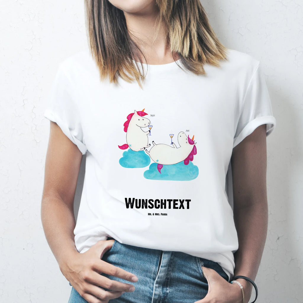 Rozmiar L Personalizowana koszulka jednorożec szampan Männer, T-Shirt mit Namen, T-Shirt mit Aufruck, Bedrucken, T-Shirt Personalisiert, Frauen, Wunschtext, Einhorn, Einhörner, Einhorn Deko, Unicorn, Beste, Sekt, Mädelsabend, Freundinnen, BFF, Party, Freundin, Anstoßen, Spaß, Korken
