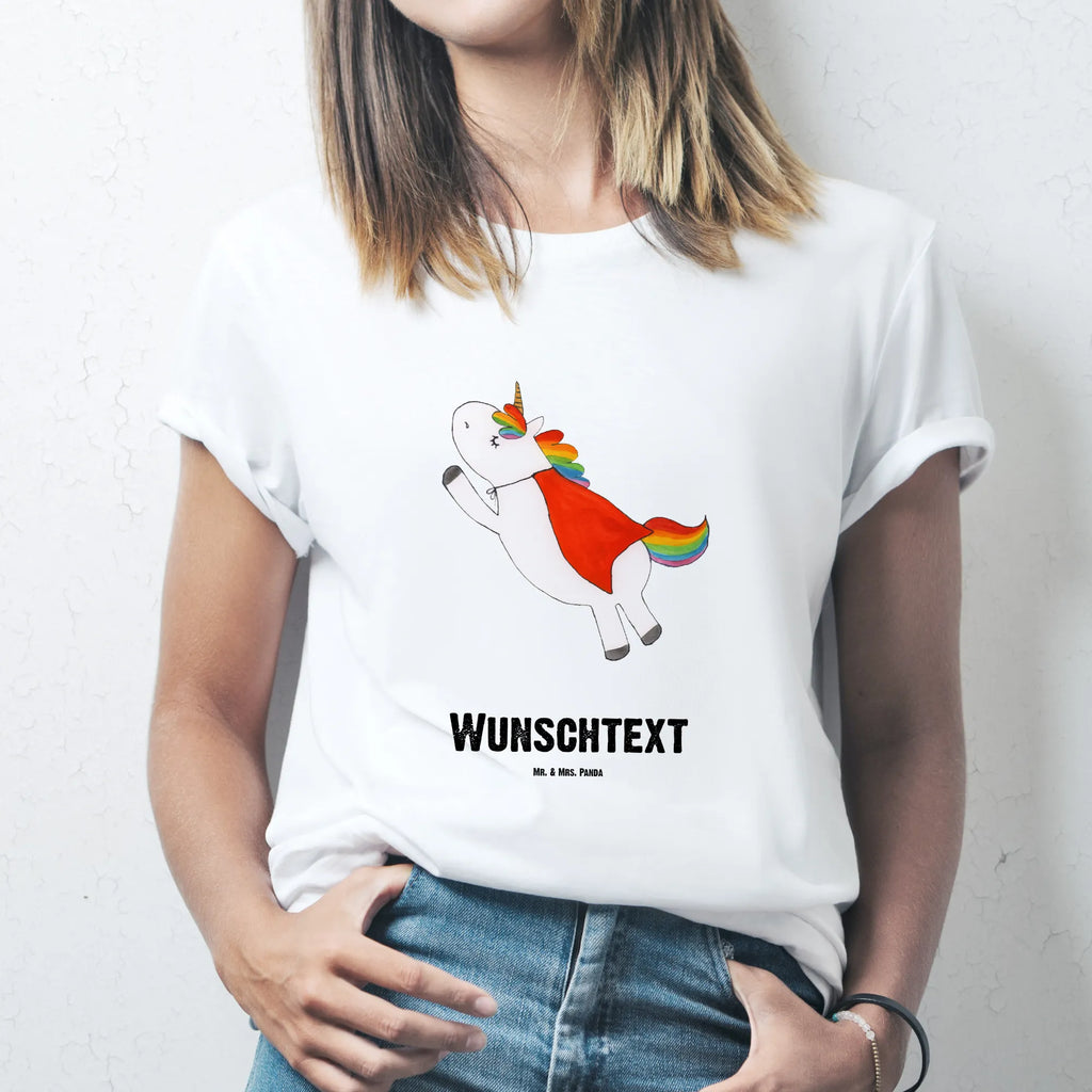 Personalisiertes T-Shirt Einhorn Super T-Shirt Personalisiert, T-Shirt mit Namen, T-Shirt mit Aufruck, Bedrucken, Wunschtext, Einhorn Deko, Einhorn, Einhörner, Unicorn, Mädchen, Superheld, Held, Traummann, Freundin, Geschenk, Girl
